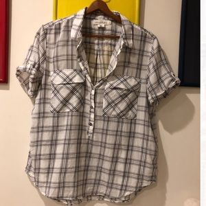 White button up work shirt